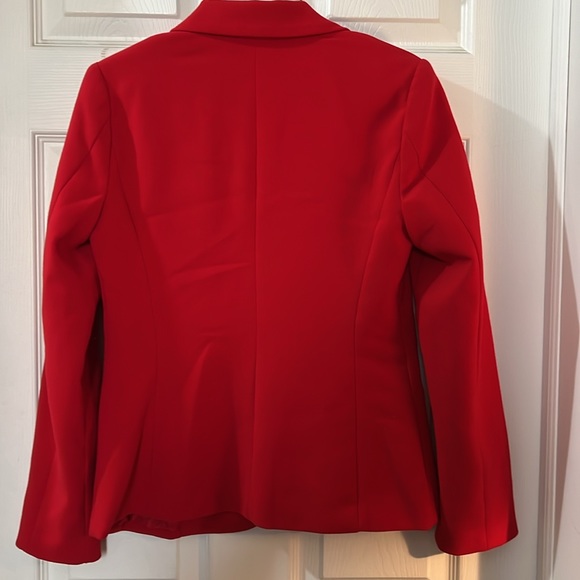 Forever 21 red power blazer girl boss size M business casual dressy - Picture 2 of 5